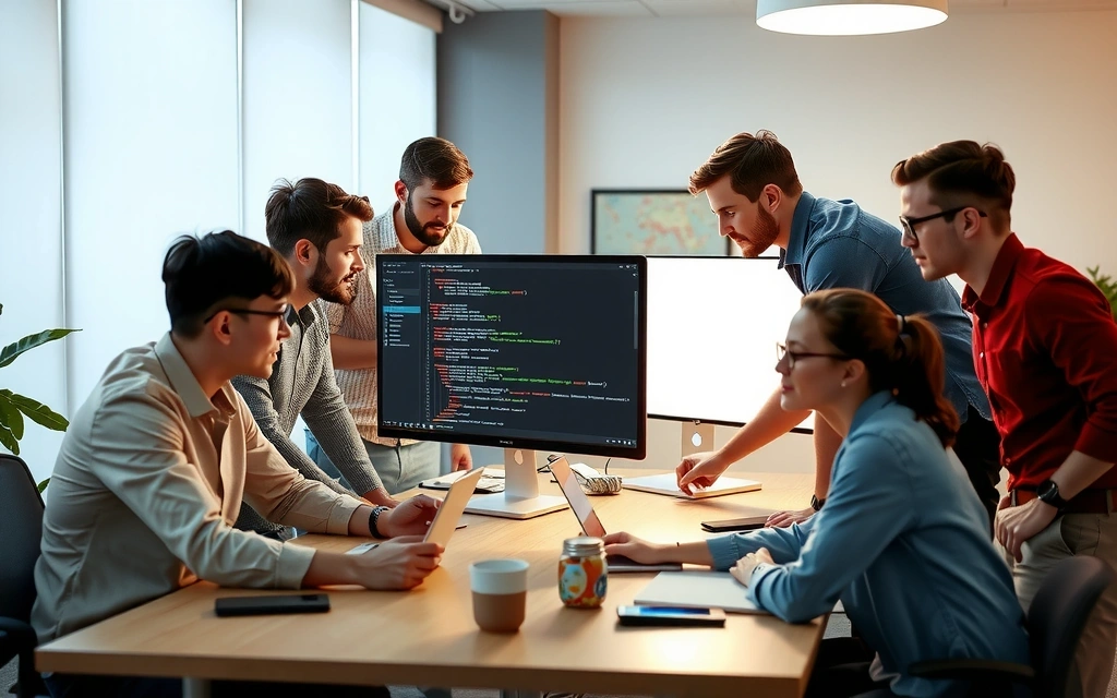 Echipa DesignOwl colaborează la un proiect web complex